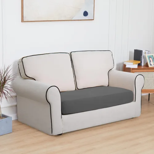 Miniatura 2 de Easy-Going Fundas elásticas para asiento de sofá biplaza 100% impermeables, funda protectora para cojín de sofá, funda elástica para muebles