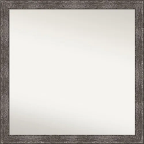 Miniatura 214 de Amanti Art Espejo personalizado, espejo de baño gris plomo a rayas, espejo de pared o espejo de tocador de baño sobre el fregadero