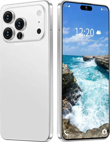 Miniatura 12 de Teléfono celular desbloqueado PMAX de 12 GB+512 GB, pantalla HD de 6.99 pulgadas, teléfonos Android 15 5G, batería 7000 mAh desbloqueado el Rojo vino