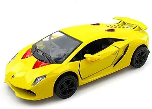 Miniatura 2 de KiNSMART - Lamborghini Sesto Elemento 5 pulgadas 1:38 Escala Die Cast Metal Modelo Toy Super Sports Car w/Pullback Action (azul)
