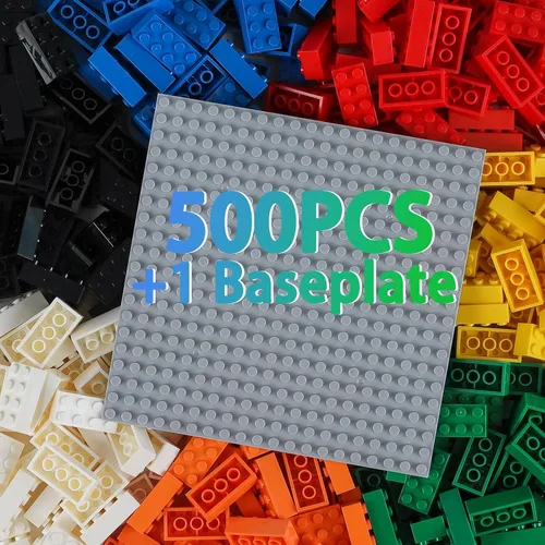 Miniatura 15 de HUIZDQ 1500 piezas de ladrillos de construcción, bloques pequeños clásicos a granel, juego de ladrillos clásicos bloques de construcción básicos