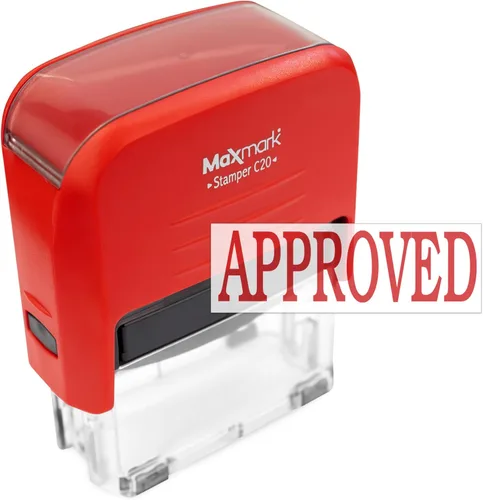 Miniatura 25 de Sello autoentintado pagado, impresora 20 estilo 2 - tinta roja Rojo - Estilo 2