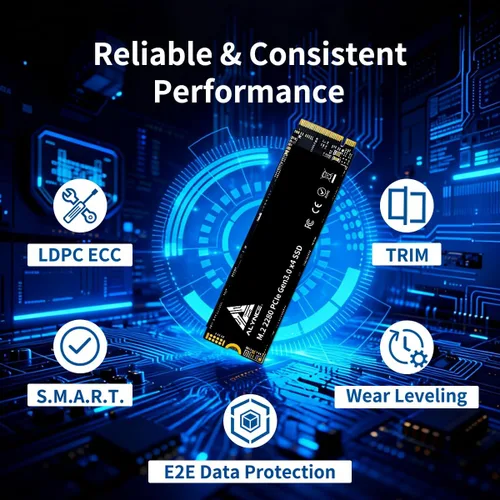 Miniatura 6 de JS890, SSD 1TB, M.2 NVMe Gen3x4 SSD 2280 - Hasta 3000MB/s, unidad interna de estado sólido, actualización de almacenamiento para laptop