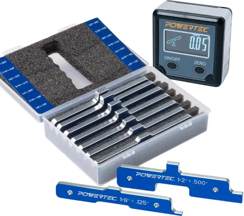 Miniatura 19 de POWERTEC Kit de valla de mesa de enrutador, sistema de lujo, 3-3/8 pulgadas de alto, 24 pulgadas de largo, mesa de enrutamiento para carpintería