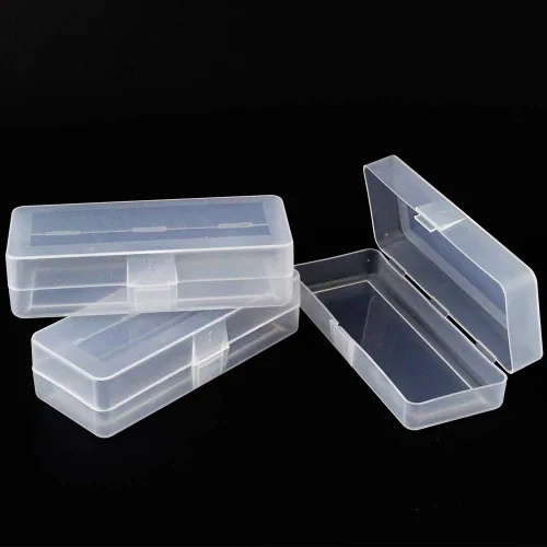 Miniatura 7 de Organizador de viaje para cosméticos de maquillaje, caja de lápices para brochas de papelería, píldoras, suplementos, portátil, 7.3 x 2.8 x 1.4