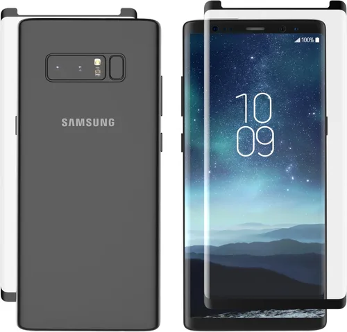 Miniatura 4 de ZAGG Curva de vidrio Curvo Protección contra impactos y arañazos para Samsung Galaxy Note 8, transparente (200101004)