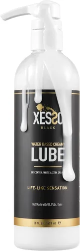 Miniatura 11 de XESSO Lubricante cremoso a base de agua, sin fragancia, 2 paquetes de 32 onzas líquidas, total de 64 onzas líquidas. Gel blanco espeso deslizante