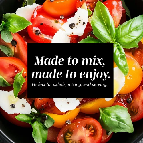 Miniatura 5 de COOK WITH COLOR - Juego de tazones de plástico anidables para mezclar, 12 unidades, 6 tazones de preparación y 6 tapas, parte inferior
