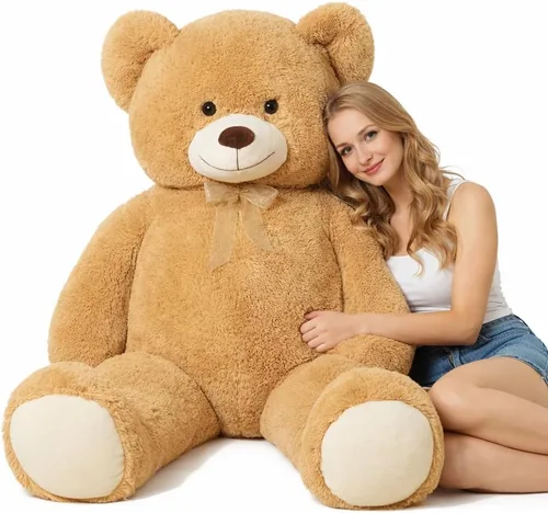 Miniatura 19 de HollyHOME - Oso de peluche gigante, animales de peluche de 36 pulgadas, color lago azul Azul lago