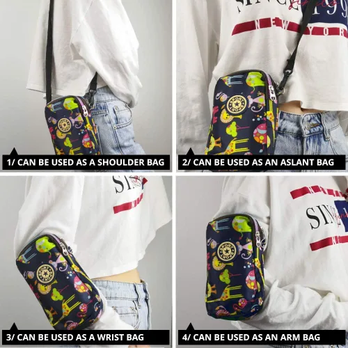 Miniatura 5 de Pequeñas y lindas bolsas cruzadas de hombro – Mini cartera para teléfono, dinero, llaves, tarjetas cosméticas, mujeres y niñas, caminatas y viajes