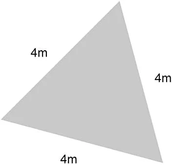 Miniatura 3 de Toldo triangular de 13 x 13 x 13 pies con cuerda, impermeable, bloqueo UV, para patio, instalaciones y actividades al aire libre