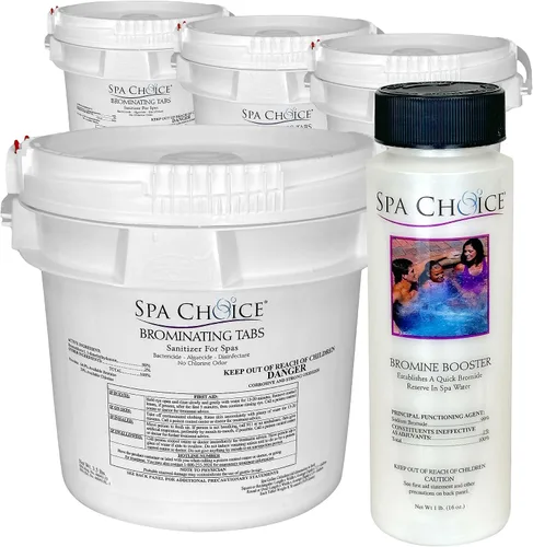 Miniatura 9 de SpaChoice 472-3-3011 Tabletas de bromo para bañera de hidromasaje de spa, 3.5 libras, con bromuro de sodio de 1 libra