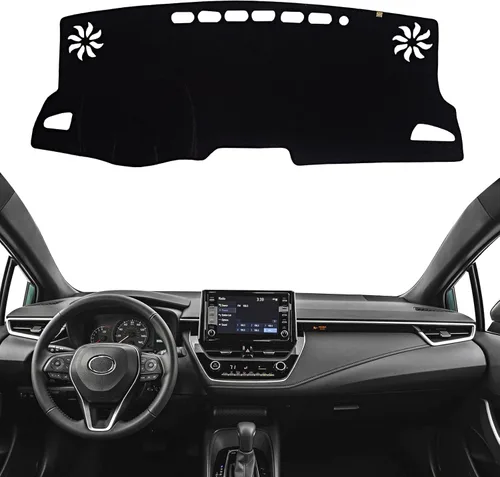 Miniatura 30 de Alfombrilla Cobertora para Salpicadero Compatible con Toyota Sienna 2010-2004 (Sin Modelos HUD), Alfombrilla Antirreflejos para Salpicadero
