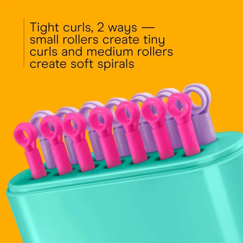 Miniatura 7 de Conair - Rodillos calientes de silicona para cabello largo, mediano y todo tipo de cabello - Rizador de cabello - Sin necesidad de clips