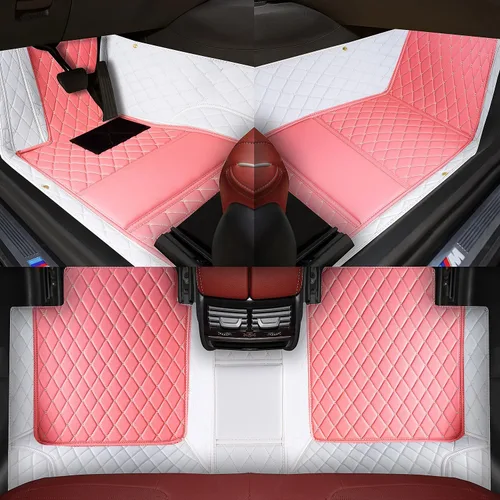 Miniatura 42 de Alfombrillas de lujo para todo tipo de clima, ajuste personalizado, rojo puro, juego de 4
