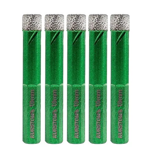 Miniatura 22 de Juego de brocas de diamante – Broca de azulejos de 1/4 5/16 pulgadas para azulejos de porcelana, cerámica, granito y mármol, vástago hexagonal