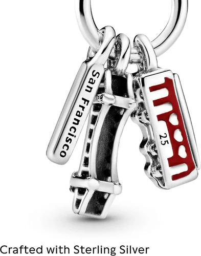 Miniatura 3 de PANDORA Joyería San Francisco Highlights - Dije de plata de ley, Metal Esmalte, no aplica