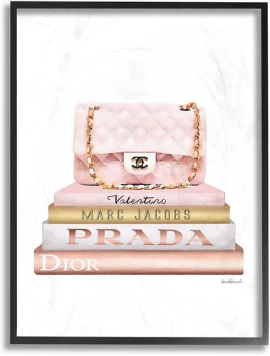 Miniatura 16 de Stupell Industries Monedero acolchado negro en caja de lazo de glamour audaz