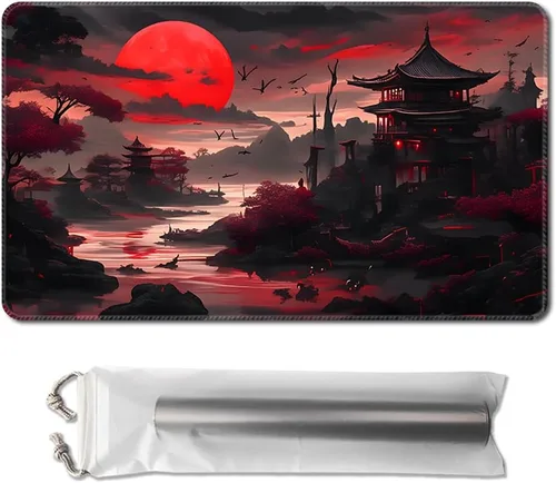 Miniatura 33 de MTG - Tapete de juego de 24 x 14 pulgadas, con parte trasera antideslizante, ideal para entusiastas de los juegos de cartas, tapete de juego TCG