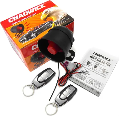 Miniatura 15 de Alarma de sirena de bocina de automóvil, sistema de protección de seguridad universal para automóvil con 2 controles remotos, sensibilidad de 7