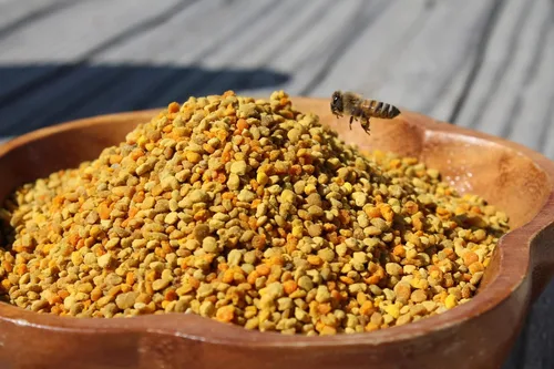 Miniatura 4 de Fresh Bee Polen Raw Nebraska Bee Polen Jarra de 1 galón (6 libras)
