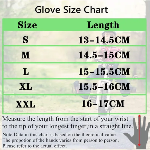 Miniatura 5 de FINGER TEN Guantes de ciclismo para niños y niñas y jóvenes, par de dedos completos, ciclismo de motocross, pantalla táctil, bicicleta de montaña