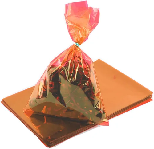 Miniatura 5 de GAKA Bolsas de plástico transparentes azules con lazos, bolsas de celofán con lazos, paquete de 50