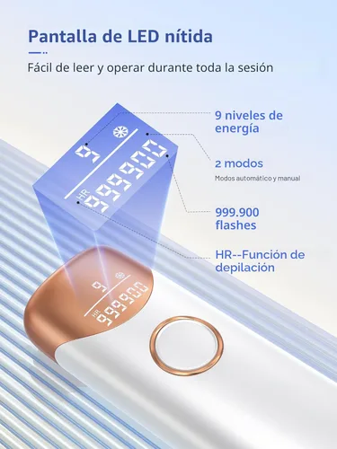 Miniatura 5 de Ubroo Depilación láser, dispositivo de depilación IPL con enfriamiento de hielo de 41.0 °F, depilación láser en casa para mujeres y hombres, uso