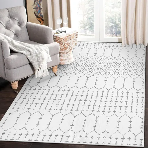 Miniatura 18 de Lahome Alfombras marroquíes para pasillos 2x8 Beige Alfombra de pasillo lavable antideslizante resistente a las manchas Alfombra de cocina
