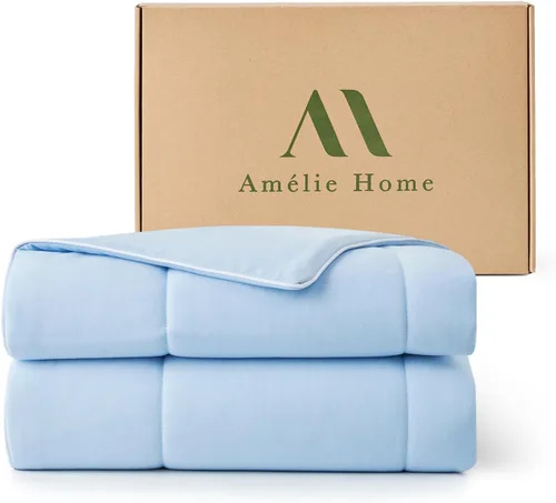 Miniatura 12 de Amélie Home Edredón Refrescante Tamaño Twin, Manta Refrescante Ligera de Doble Cara para Personas que Duermen con Calor, Edredón Refrescante