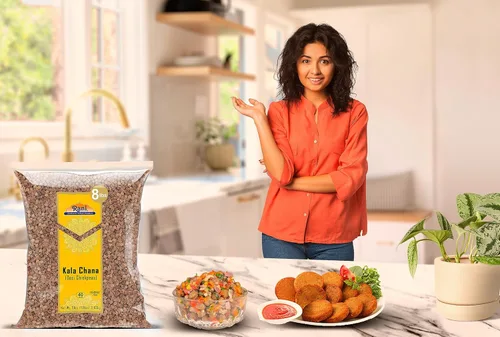 Miniatura 6 de Rani Kala Chana (garbanzos desi chana con piel) 128 oz (8 libras) 8.0 lbs a granel ~ Todo natural Apto para gluten Sin OMG Kosher Vegano