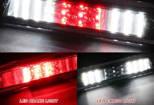 Miniatura 4 de Luz de freno trasera de montaje central de techo trasero LED de montaje alto, tercera tercera luz de freno compatible con Ford F-150 2014, 2010 2011