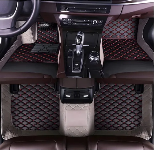 Miniatura 24 de MAEVEN Alfombrillas de cuero personalizadas para automóvil, compatibles con sedanes, autos deportivos, SUV, camiones, protección de cobertura