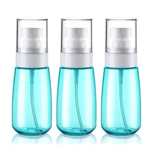 Miniatura 11 de Cosywell Botella de aerosol de niebla fina aprobada por la TSA 3.4 oz 100 ml Paquete de 3 envases de viaje recargables de cosméticos vacíos Botella