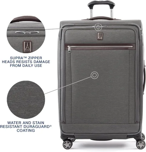 Miniatura 3 de Travelpro Platinum Elite-Softside - Maletas expansible con ruedas giratorias Gris Vintage 409186905