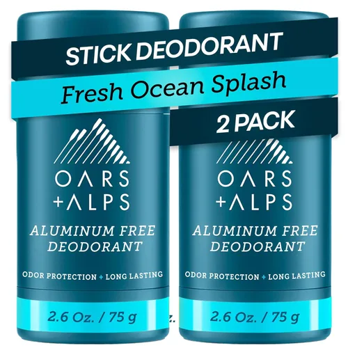 Miniatura 14 de Oars + Alps Desodorante sin aluminio para hombres y mujeres, dermatológicamente probado y fabricado con ingredientes limpios, tamaño de viaje, Costa