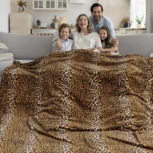 Miniatura 13 de Edenleaf Manta con estampado de vaca, manta de vaca ultra acogedora para sofá, cama y viajes, manta decorativa con estampado de vaca para todas