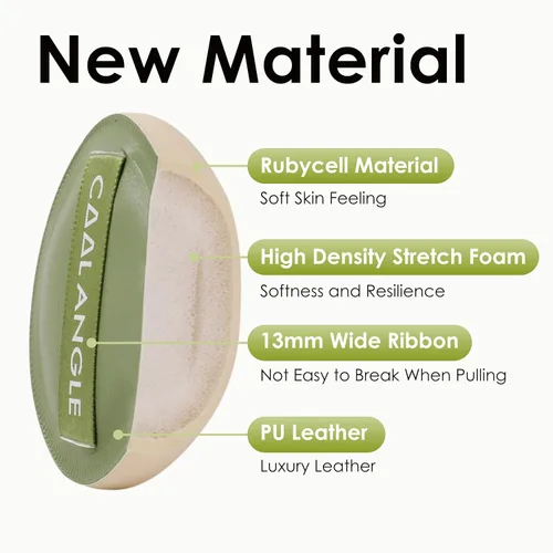 Miniatura 4 de 4 Paquetes de Esponjas de Maquillaje para Base, Corrector y Polvo, Esponja Mezcladora Libre de Látex para Maquillaje Natural y Fácil, Suave