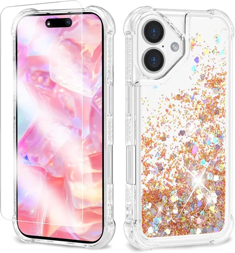 Miniatura 46 de Funda con purpurina para Samsung Z Flip 3, a prueba de golpes, funda de TPU transparente con purpurina líquida para Samsung Z Flip 3 para mujer