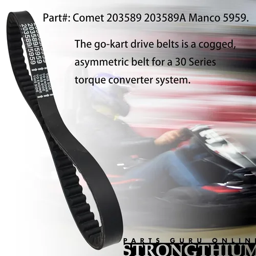 Miniatura 5 de Strongthium Go Kart 203589 CVT - Correa de transmisión convertidor de par para Go Cart Comet 203589A Manco 5959 Kartco 7628 Serie 30 TAV2 correa