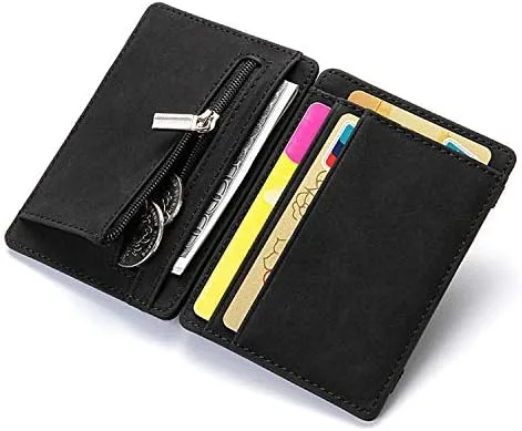 Miniatura 3 de Fida&Moon - Monedero de piel sintética para hombre, diseño de carteras mágicas