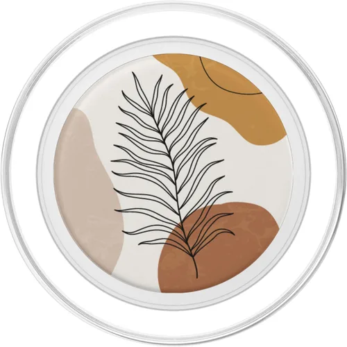 Miniatura 2 de Boho Line Art Leaves PopSockets MagSafe PopGrip para iPhone