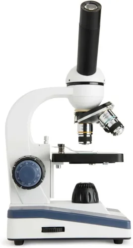 Miniatura 8 de Celestron Celestron Labs - Microscopio compuesto de cabeza monocular - Aumento de 40-1000x - Etapa mecánica ajustable - Incluye 2 oculares y 10