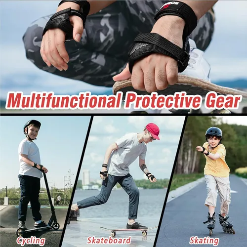 Miniatura 6 de Muñequera de protección para la muñeca, soporte de muñeca de impacto deportivo para patinaje, patineta, snowboard, esquí, motocross