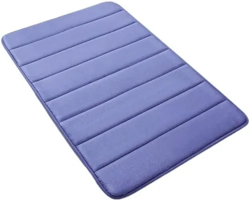Miniatura 4 de Alfombra antideslizante de Baño De Espuma Viscoelástica, Alfombrilla De Baño Extrasuave Y Antideslizante, Alfombra De Baño Súper Absorbente