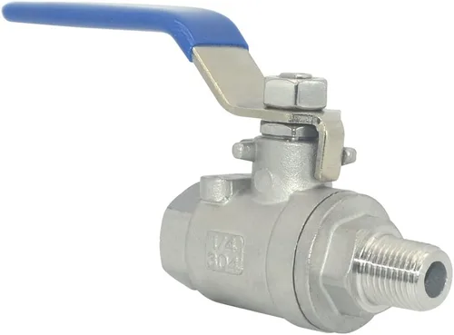 Miniatura 14 de DAN SPEED Válvula de bola de puerto completo macho x hembra de acero inoxidable S304 resistente para agua, aceite y gas, 1000WOG (1/2 pulgada)