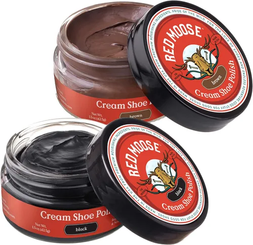 Miniatura 13 de RED MOOSE Crema para botas y zapatos - Kit de pulido para zapatos de cuero - Haz que tus zapatos brillen - Fabricado en los EE.UU