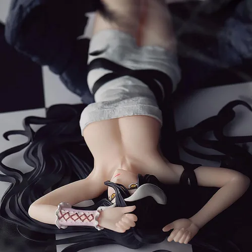 Miniatura 3 de QAHEART Figuras de Albedo Figura de Shalltear Bloodfallen de Anime Figura de PVC Modelo de Anime Figura de Acción Ornamentos para Fans 20CM/7.87IN