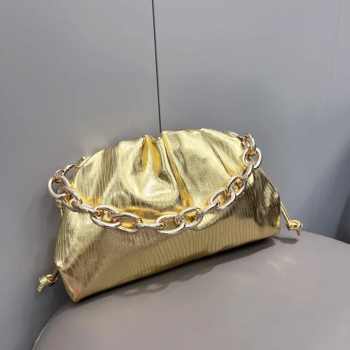 Miniatura 4 de Dumpling Crossbody Bag for Women Cloud Evening Bag Detachable Shoulder Strap Clutch Purses Chain Top-handle Shoulder Bag