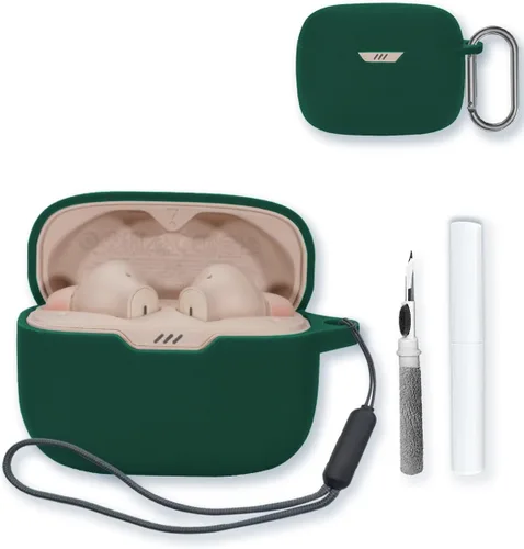 Miniatura 16 de Funda para JBL Tune 230NC TWS - Auriculares intrauditivos inalámbricos verdaderos, protección suave, funda de silicona con llavero, kit de limpieza